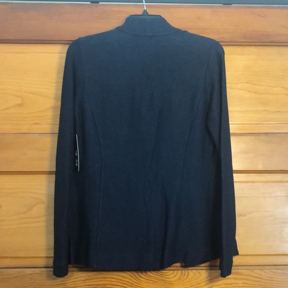 Nic and Zoe Notch Front Cardigan in Navy - Picture 3 of 3